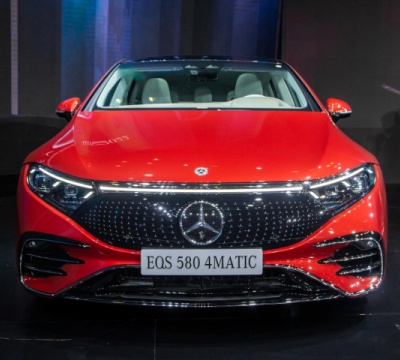 Cận cảnh xe điện Mercedes-Benz EQS tại Vietnam Motor Show 2022